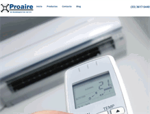 Tablet Screenshot of proairedeguadalajara.com